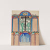 Plate 6 - Chapel Altarpiece, Santa Cruz - From Portfolio Spanish Colonial Designs of New Mexico by American 20th Century