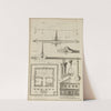 Plate C: Diagrams of weighing principles and instruments: vessel: powder magazines (1650) by Jacob van Meurs