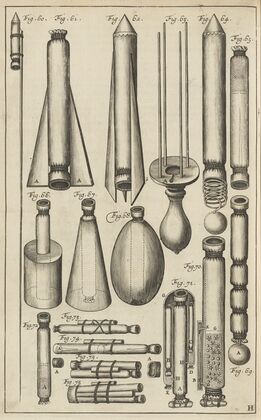 Plate H: Rockets mounted without sticks: water rockets: rockets mounted to lines