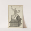 Plate R: Pyrotechnic set piece of Bacchus (interior) (1650) by Jacob van Meurs