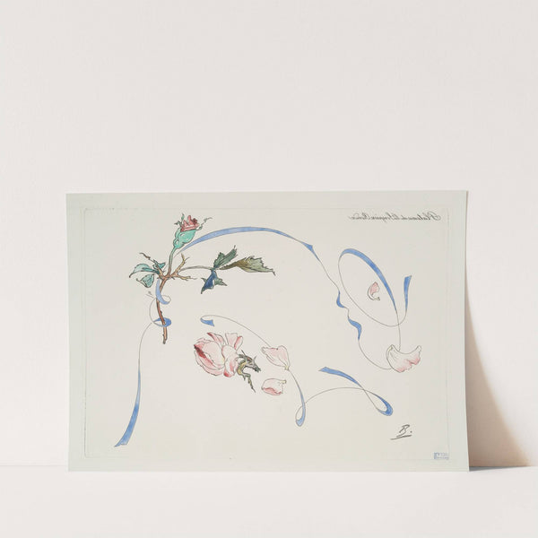 Plateau de la soupière ronde (modèle de coloris). (1866 - 1878) by Félix Bracquemond