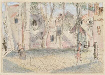 Platz in Senlis II (1908 - 1910)