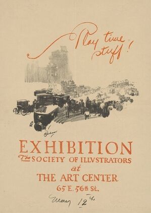 Play time stuff! Exhibition, The Society of Illustrators at the Art Center