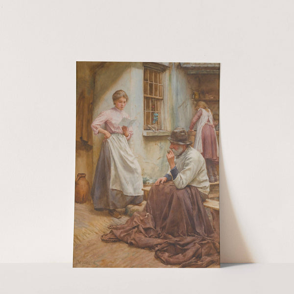 Pleasant News by Walter Langley