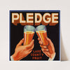 Pledge Fruit Label (1930s)