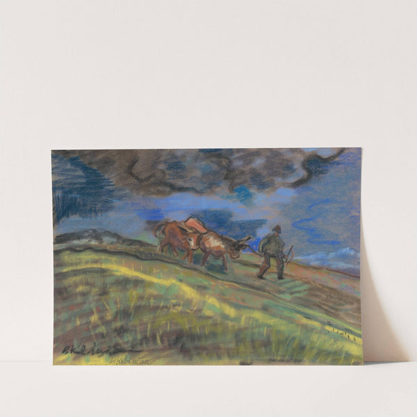 Ploughman (1930-1935) by Arnold Peter Weisz-Kubínčan