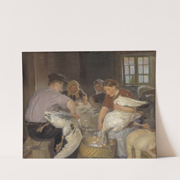 Plucking the Geese (1904) by Anna Ancher