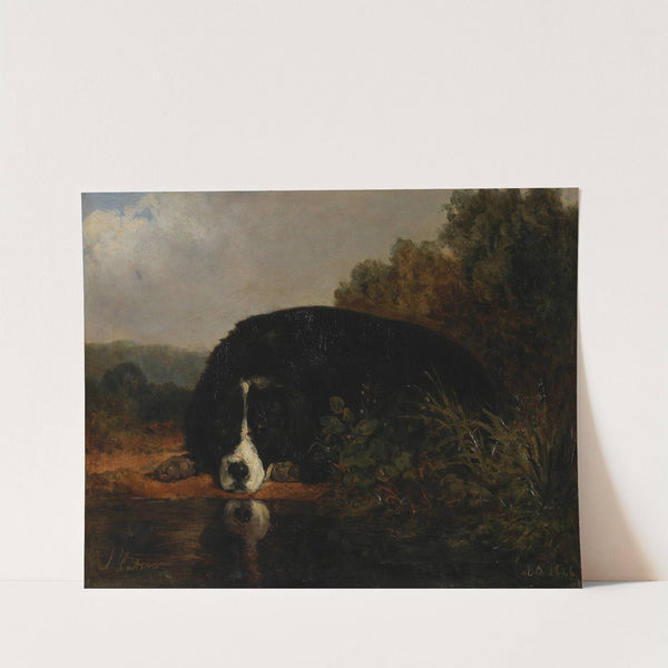 Pluton, chien favori du maître by Jacques-Raymond Brascassat
