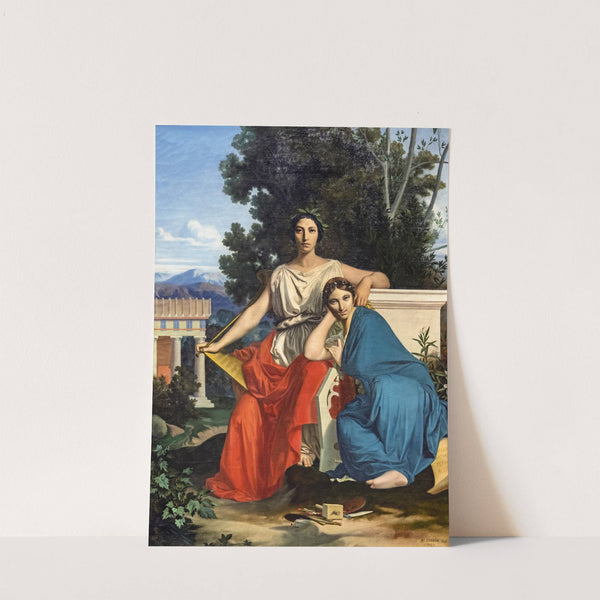 Poetry Of Glory And Poetry Of Love; The Two Muses (1844) by Armand Cambon