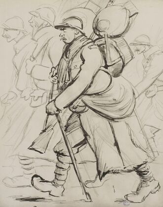 Poilu de profil