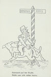 Poincaré auf der Flucht. Rette sich wer kann (1914)