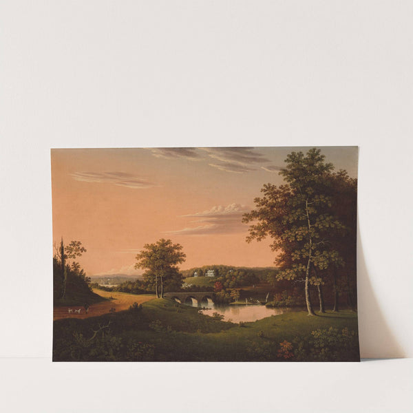Point Breeze, the Estate of Joseph Napoleon Bonaparte at Bordentown, New Jersey by Charles Lawrence