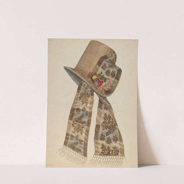 Poke Bonnet (c. 1935-1942) by Irene Lawson