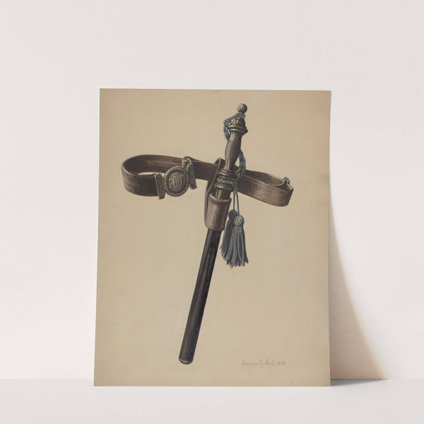 Police Club and Belt by Herman O. Stroh