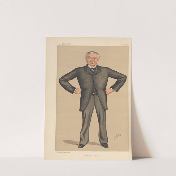 Policemen; ‘Metropolitan Police’, Mr. James Monro, June 14, 1890 (1890) by Leslie Matthew Ward