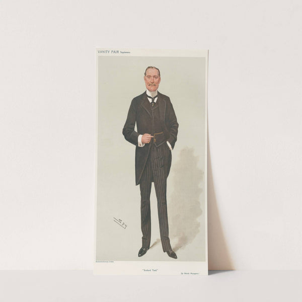 Policemen; ‘Scotland Yard’, Sir Melville Macnaughton, August 19, 1908 (1908) by Leslie Matthew Ward