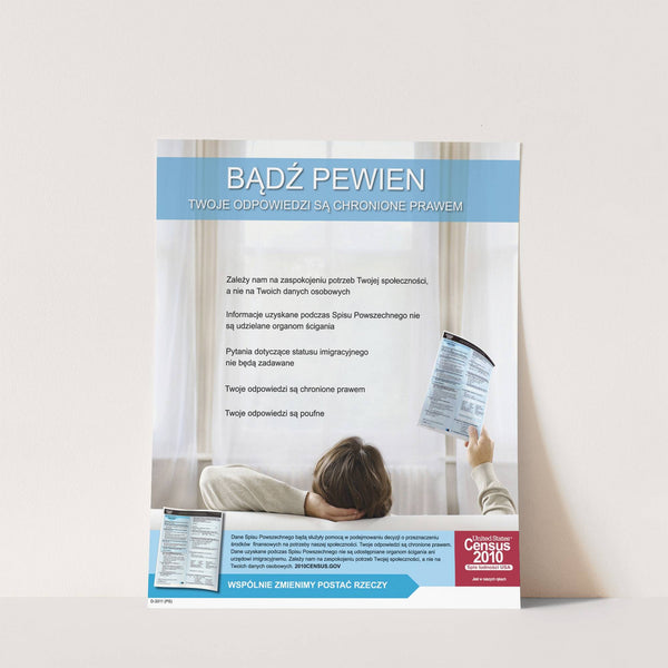 Polish Confidentiality Poster (2010) by Bureau of the Census