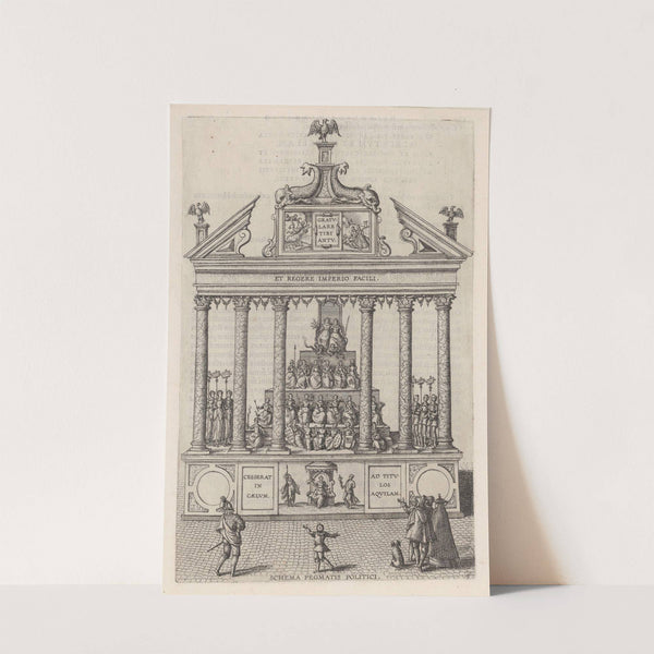 Political Theatre by Pieter van der Borcht the elder