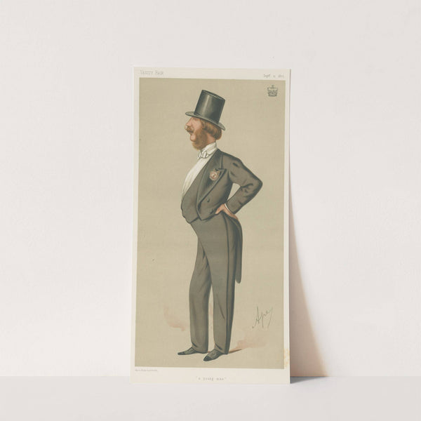 Politicians – ‘A young man’. Lord Barrington. September 11, 1875 (1875) by Carlo Pellegrini