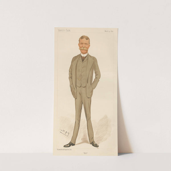 Politicians – ‘Bill’. Colonel the Hon. William Henry Peregrine Carington. March 4 1893 (1893) by Leslie Matthew Ward