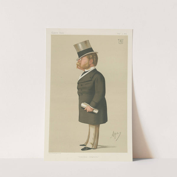 Politicians – ‘Consular chaplains.’ Sir Henry Drummond Wolff. 5 September 1874 (1874) by Carlo Pellegrini