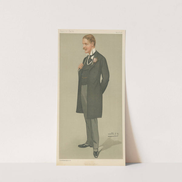 Politicians – ‘North – West Suffolk’. Mr. Ian Zachary Malcolm. 21 March 1898 (1898) by Leslie Matthew Ward