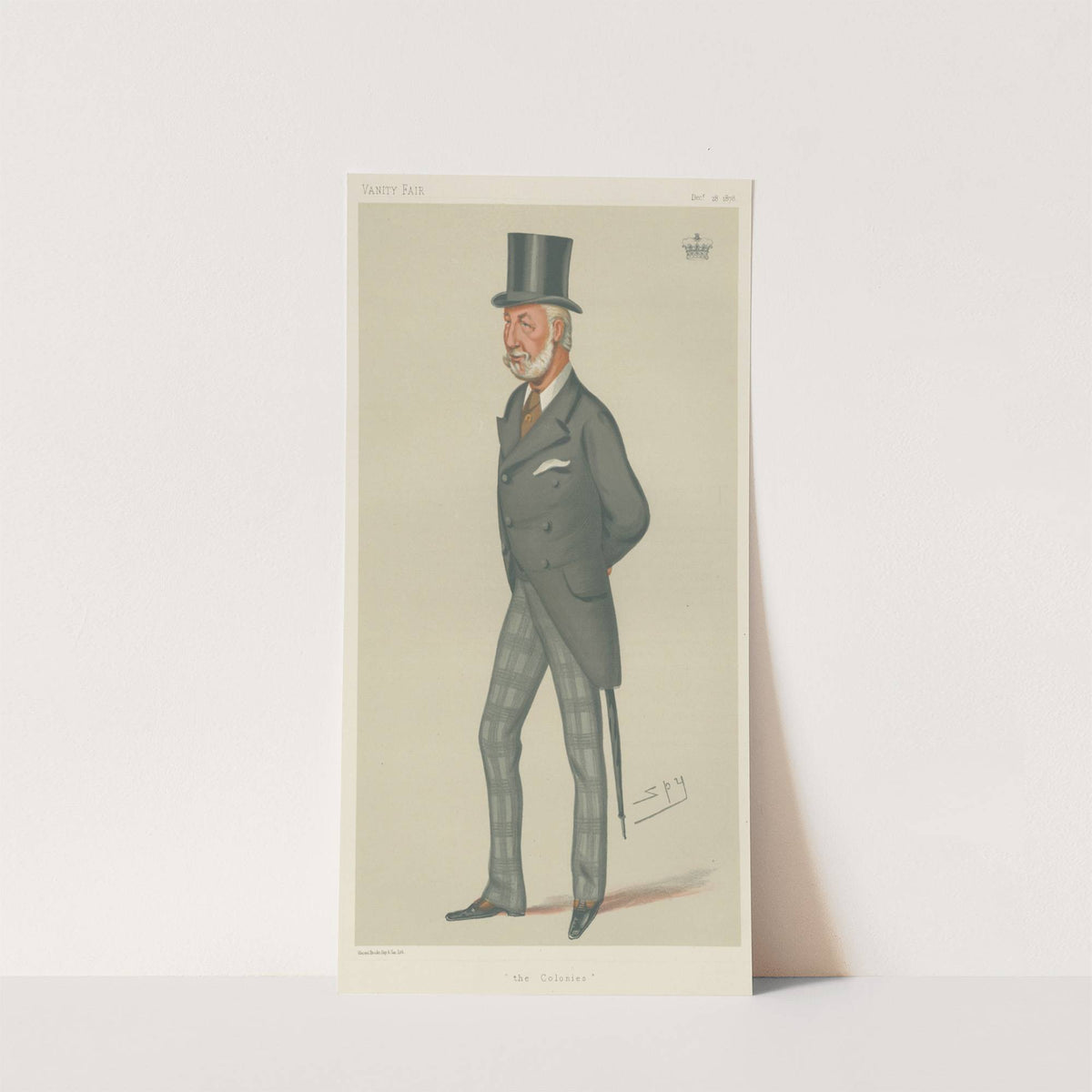 Politicians – ‘the Colonies’. The Duke of Manchester. 28 December 1878 (1878) by Leslie Matthew Ward