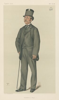 Politicians – Vanity Fair – ‘hereditary whip’. Viscount Hawarden. November 26 1881 (1881)