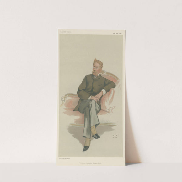 Politicians - Vanity Fair. &#039;Roman Catholic Home Rule&#039;. Mr. Frank Hugh O&#039;Cahan O&#039;Donnell. 28 August 1880 by Théobald Chartran