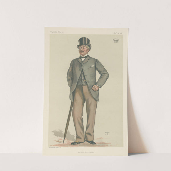Politicians - Vanity Fair. &#039;The Kirk of Scotland&#039;. The Earl of Rosslyn. 12 November 1881 by Théobald Chartran