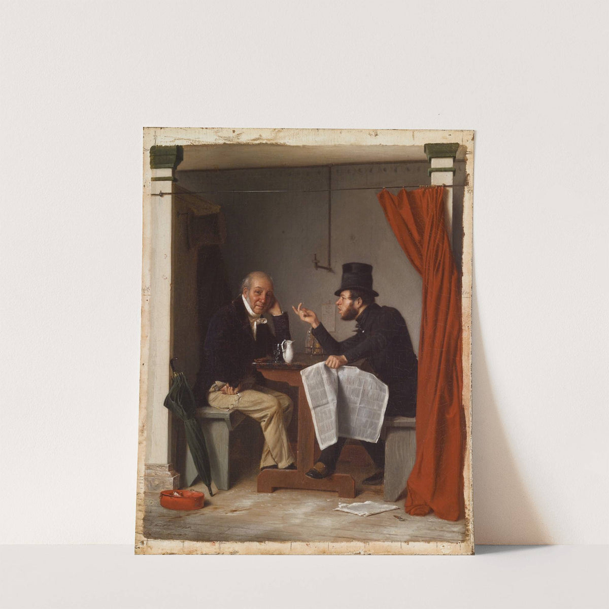 Politics in an Oyster House by Richard Caton Woodville
