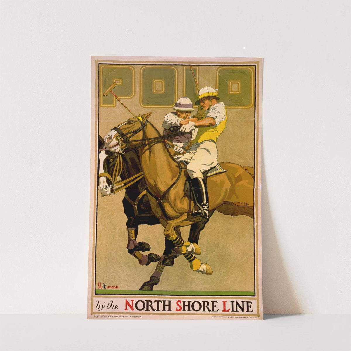 Polo, by the North Shore Line by Oscar Rabe Hanson