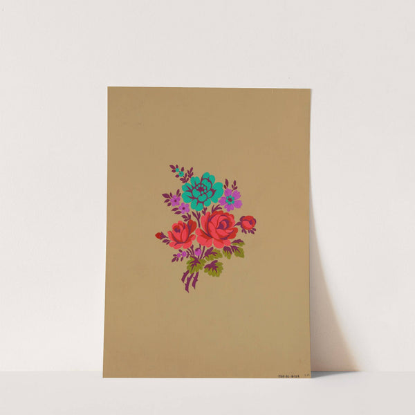 Polychrome floral group I by Herman A. Elsberg