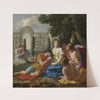 Polyphilus And Polia Accompanied By Nymphs On Island Of Cythera by Eustache Le Sueur