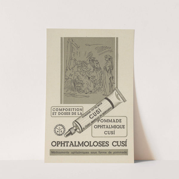 Pommade ophtalmique Cusi (1910-1950) by Laboratorios del aorte de Espana