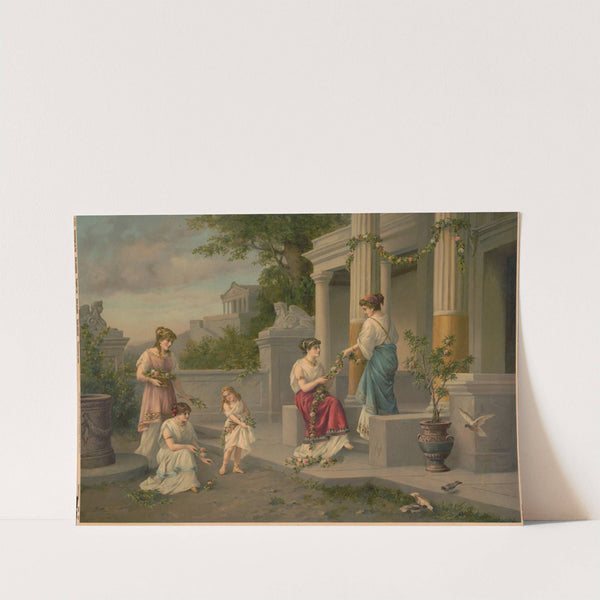 Pompeiish scene. (1914) by Kunstanstalten A.G.