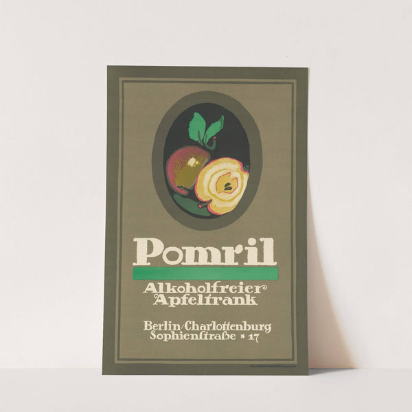 Pomril. Alkoholfreier Apfeltrank (1913) by Paul Scheurich