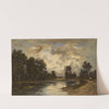 Pond at the edge of the forest by Leon Richet