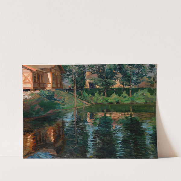 Pond by the Manor House by Sergei Arsenevich Vinogradov