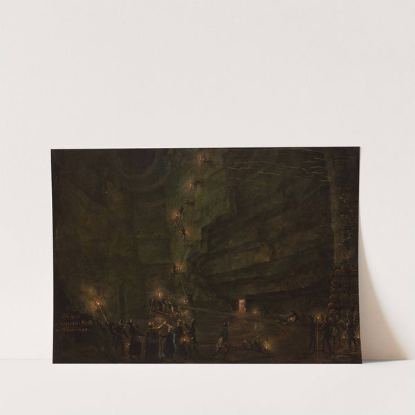 Pond in the Salt Mine at Wieliczka by Teodor Baltazar Stachowicz
