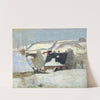 Pont-Aven sous la neige, ou Effet de neige by Paul Gauguin