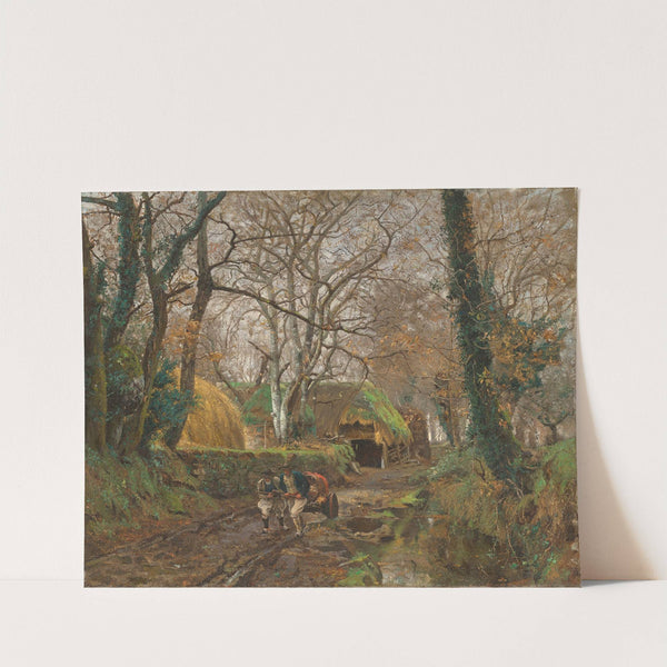 Pont Aven (1876) by William Lamb Picknell