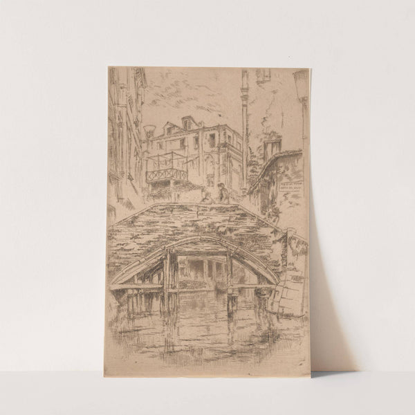 Ponte del Piovan (1879) by James Abbott McNeill Whistler
