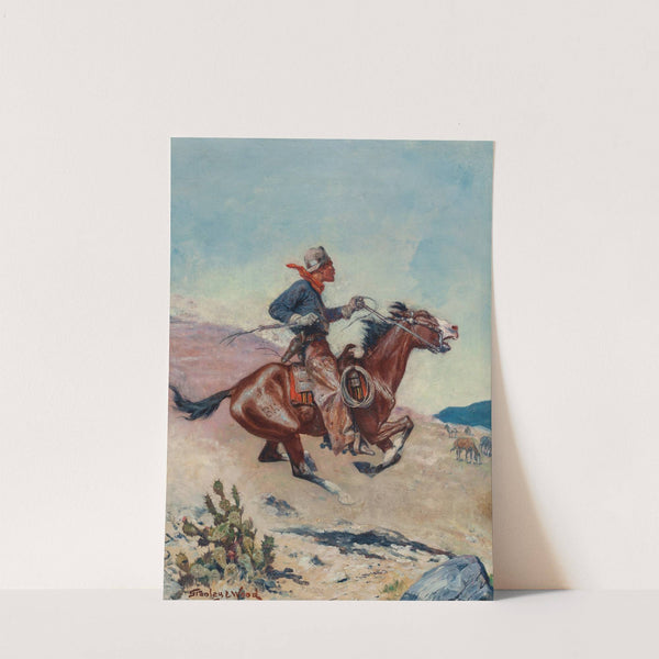 Pony Express Rider by Stanley Llewellyn Wood
