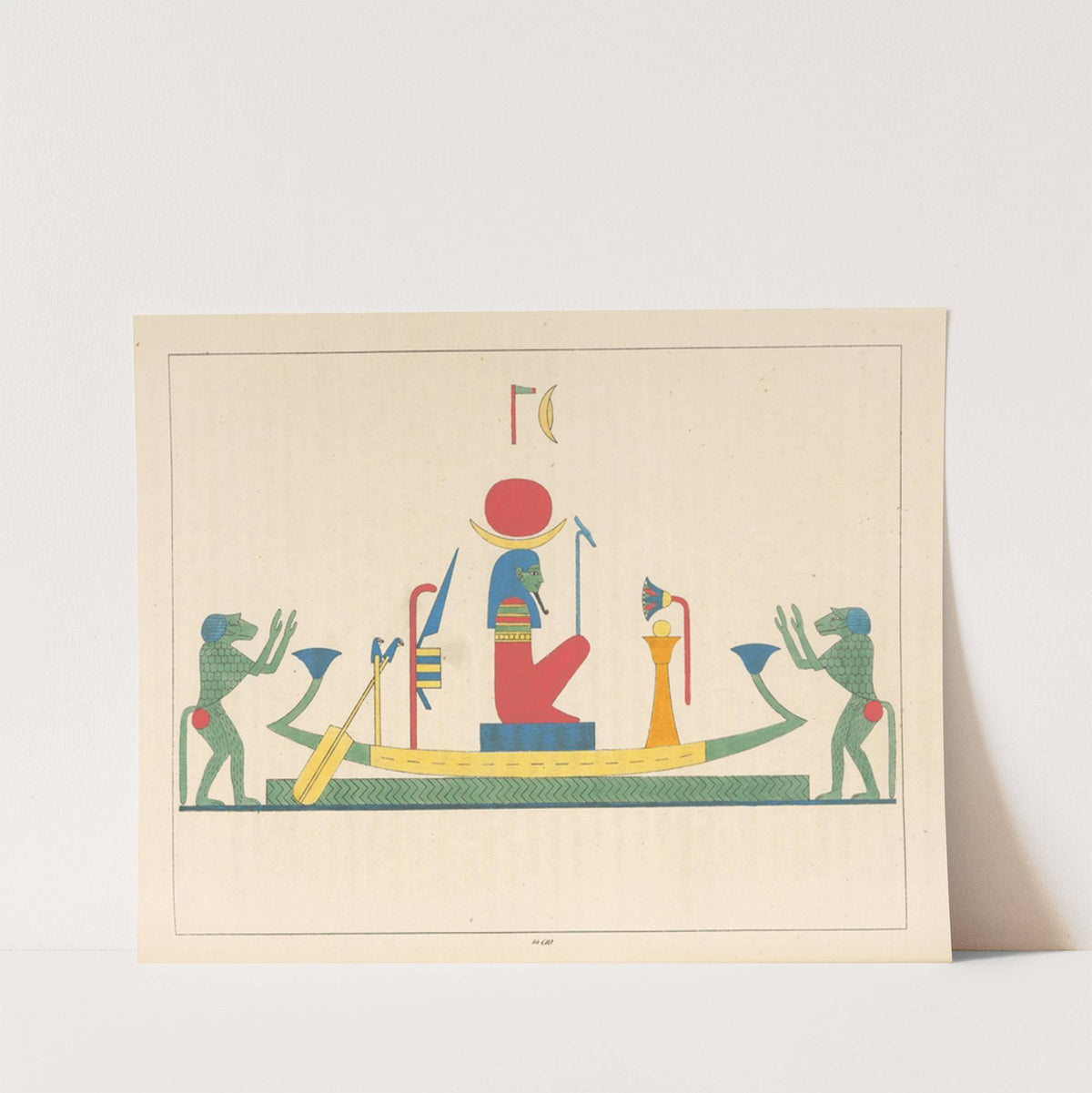 Pooh, Piioh, Ioh [Khonsu]. ( Lunus, le Dieu-lune, Sélène.) by Léon-Jean-Joseph Dubois