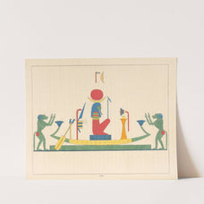 Pooh, Piioh, Ioh [Khonsu]. ( Lunus, le Dieu-lune, Sélène.) by Léon-Jean-Joseph Dubois
