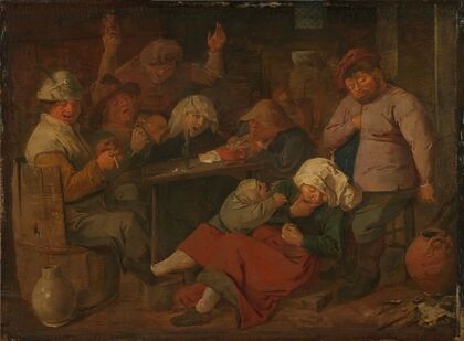 Poor Folk Drinking in a Tavern (c. 1625 - c. 1630)