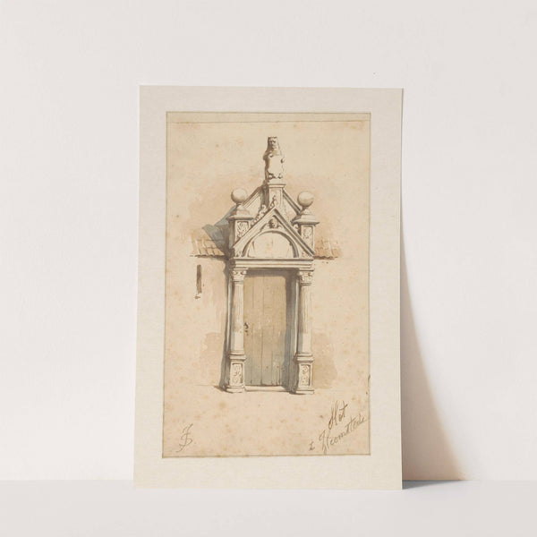 Poortje van het slot te Heemstede by Jan Striening