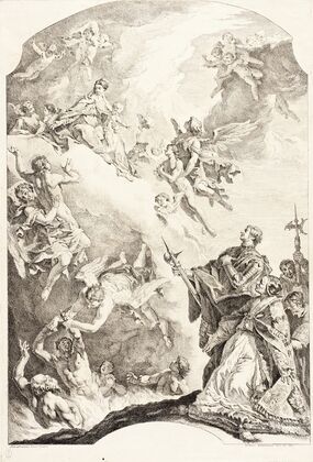 Pope Gregory the Great and Saint Vitale Interceding for the Souls in Purgatory