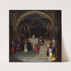 Pope Gregory XVI Visiting the Church of San Benedetto at Subiaco by Jean-François Montessuy